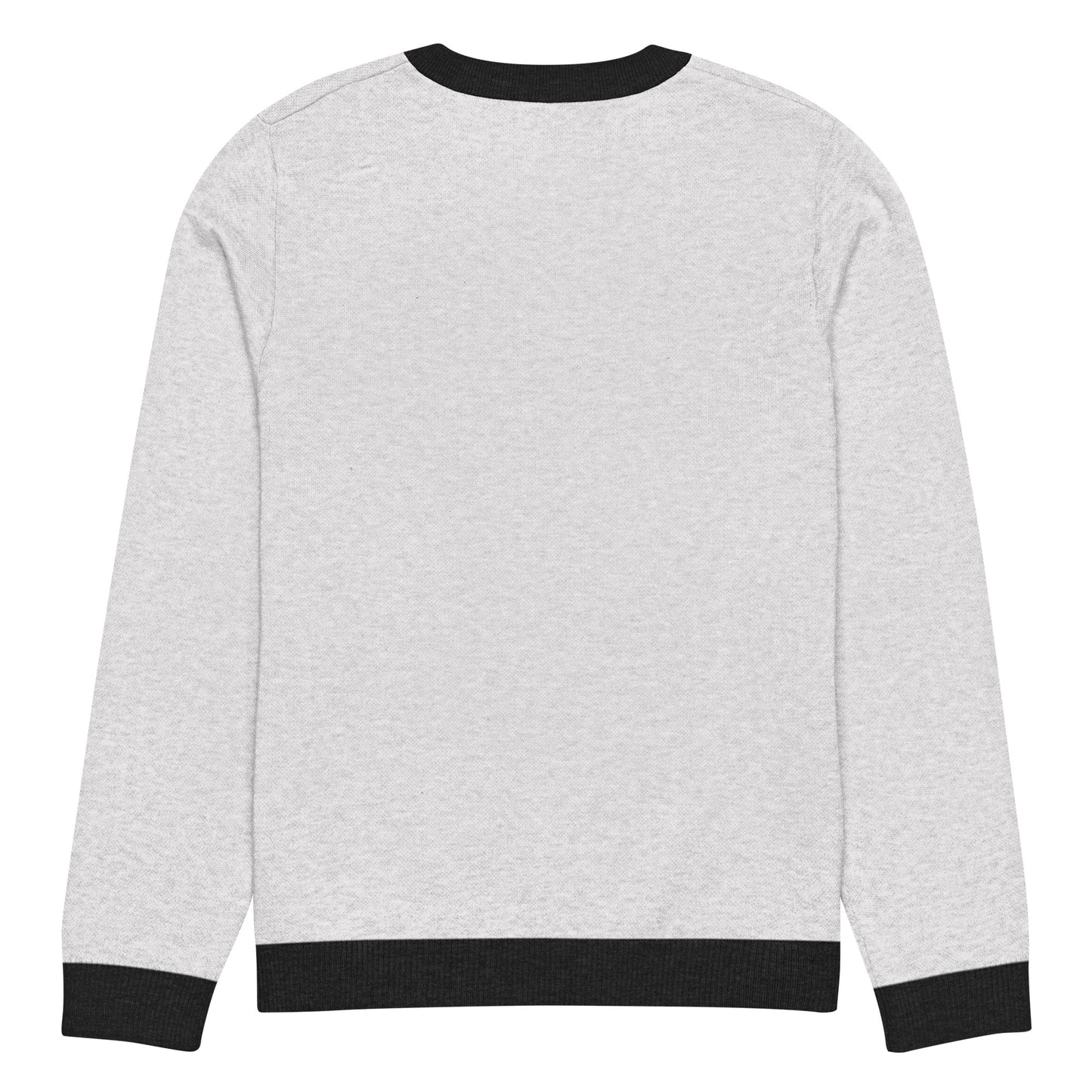 Knitted crew neck sweater