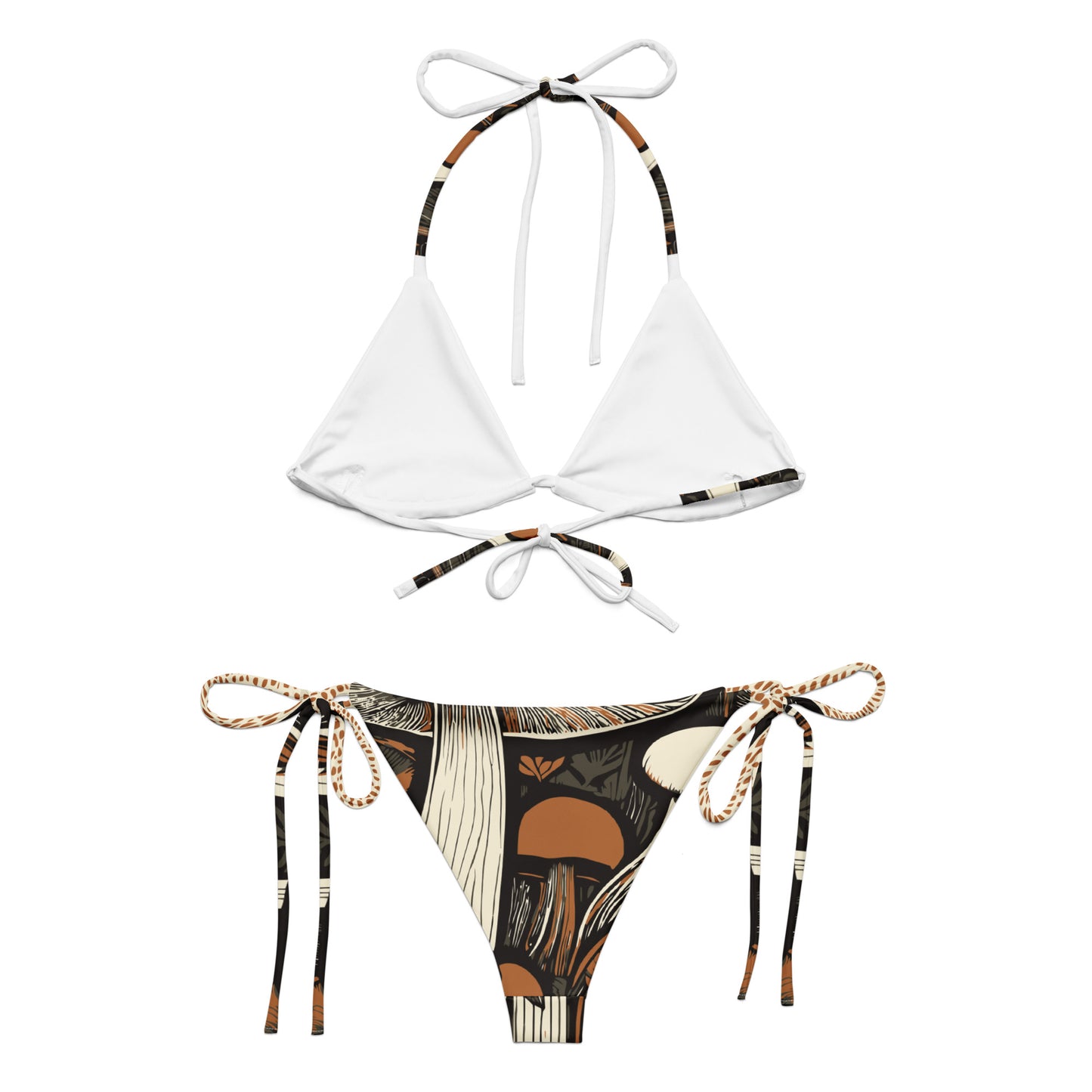 Psylocibin mushroom   recycled string bikini