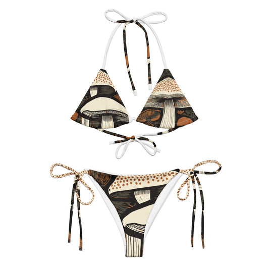 Psylocibin mushroom   recycled string bikini