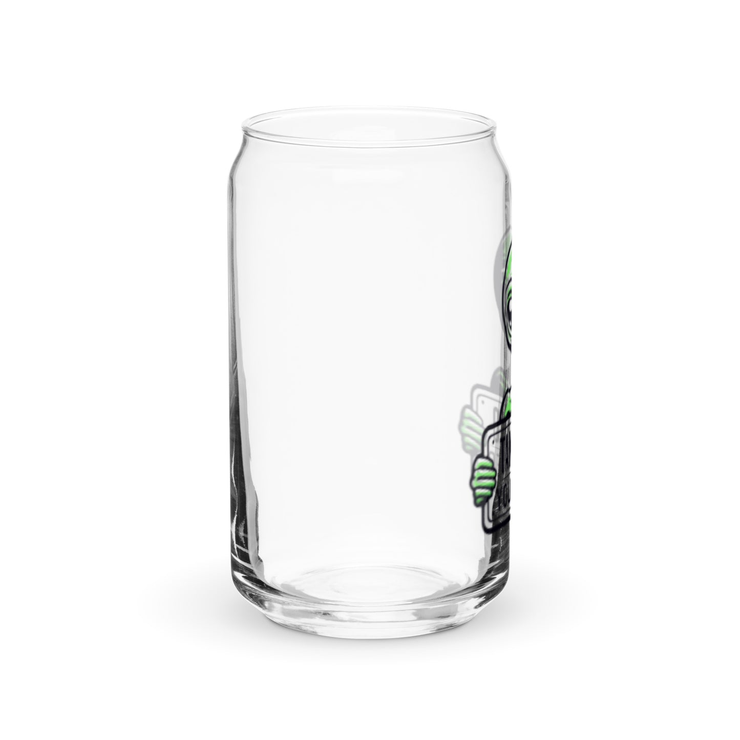 Can-shaped glass