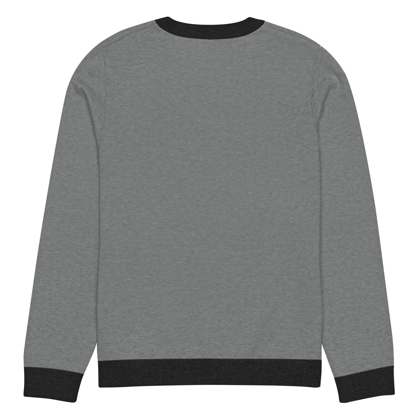 Knitted crew neck sweater